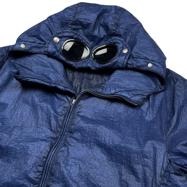 C.P. Company Lightweight Padded Goggle Jacket - Navy
