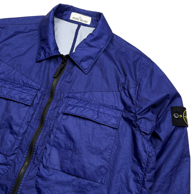 S/S 22 Stone Island Membrana 3L TC Overshirt - Blue