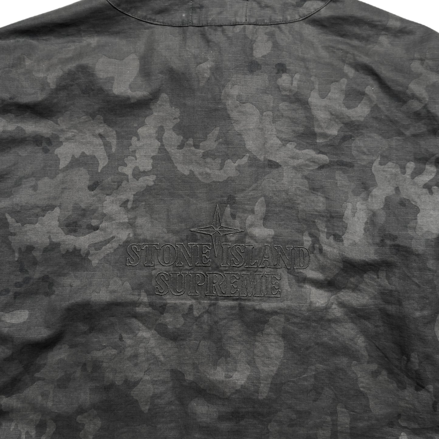 S/S 22 Stone Island x Supreme Cotton Ripstop Ice Jacket Camouflage
