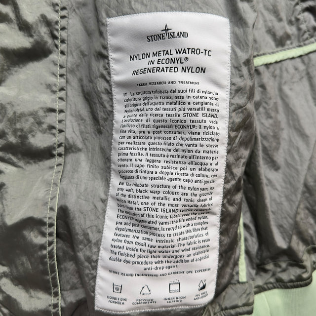 S/S 23 Stone Island Nylon Metal Watro ECONYL Jacket - Green
