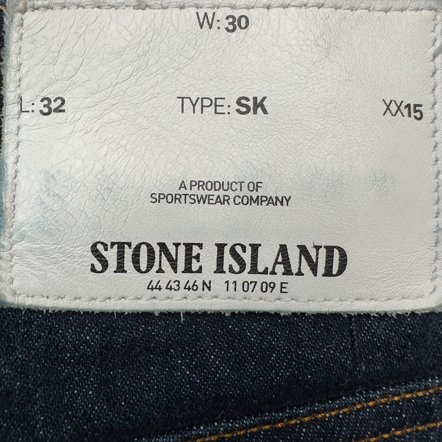 S/S 18 Stone Island Dark Wash Skinny Fit Jeans