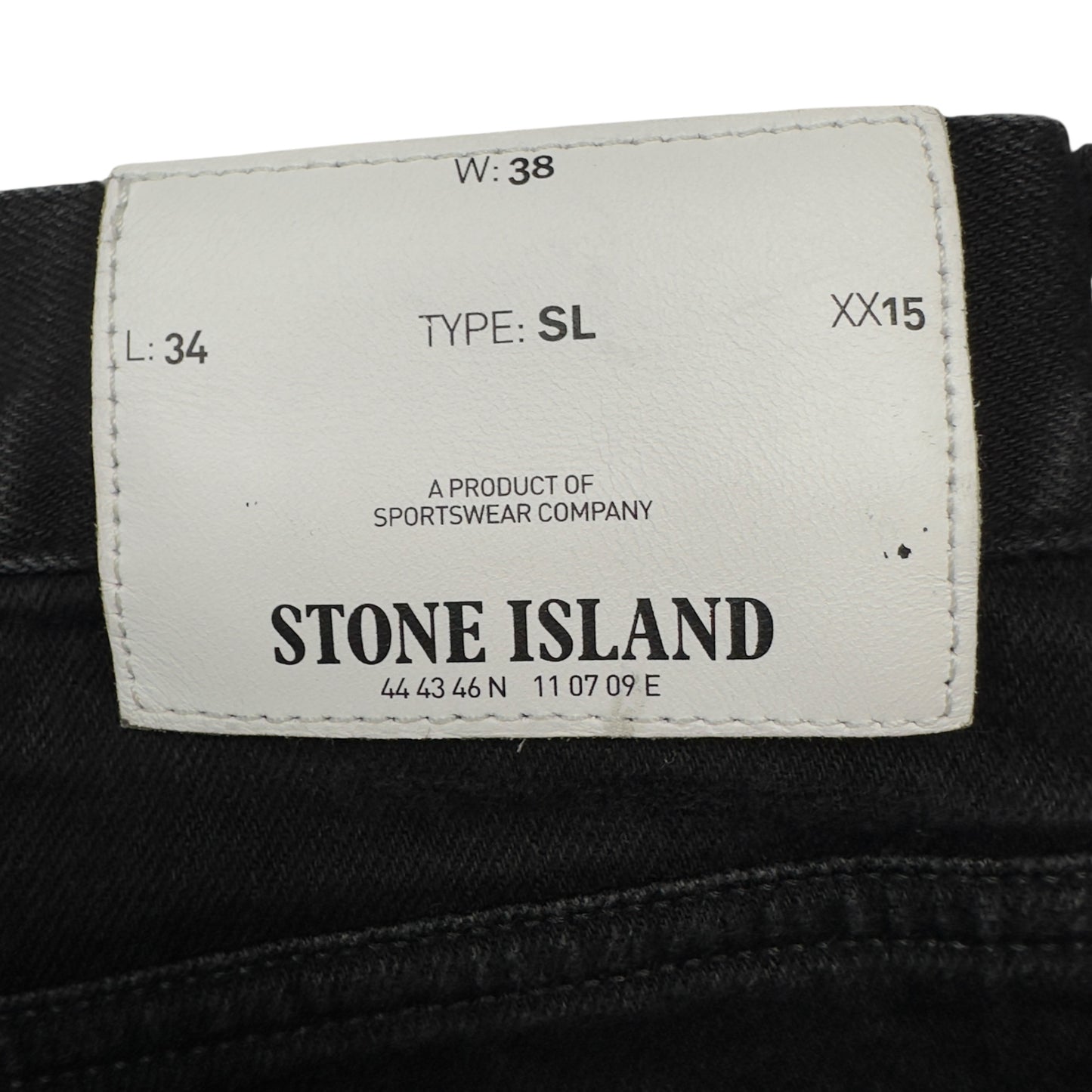 S/S 17 Stone Island Black Denim Jeans