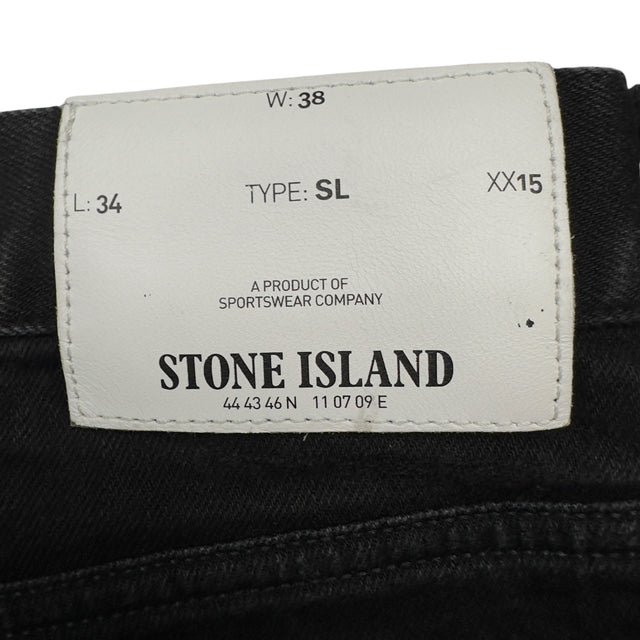 S/S 17 Stone Island Black Denim Jeans