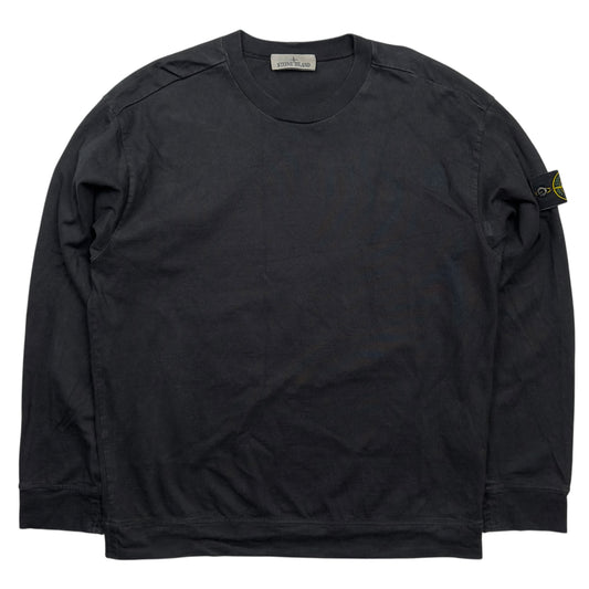 Stone Island Lightweight Cotton Sweater - Black