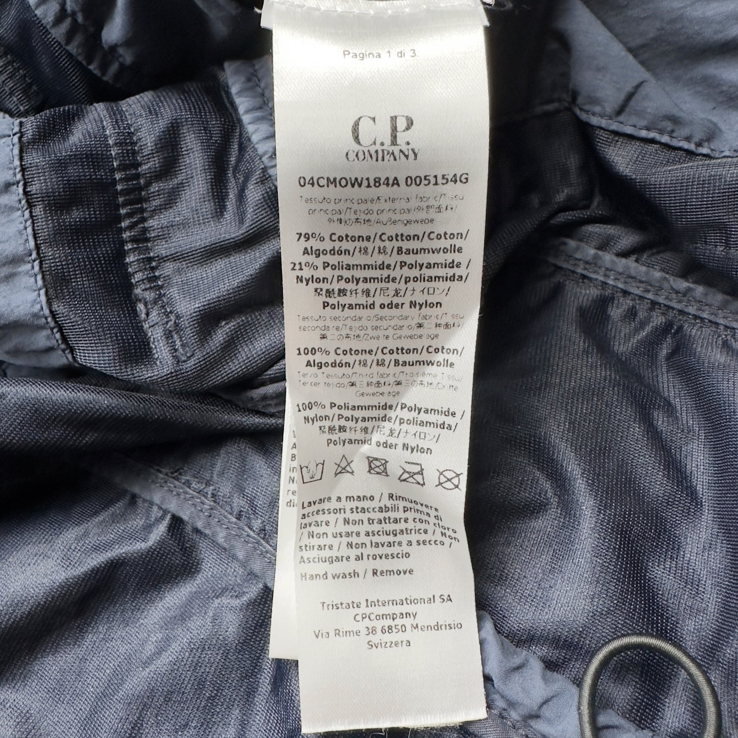 C.P. Company 50.3 Mille Goggle Jacket - Navy