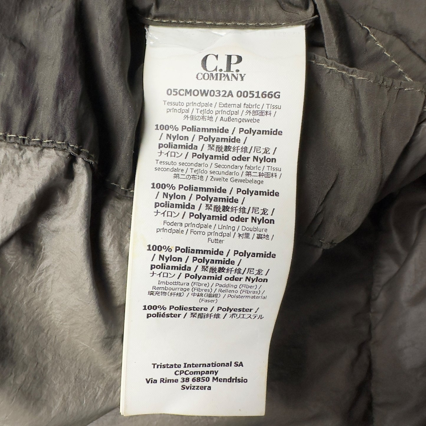 C.P. Company Bi Mesh Down Puffer Jacket - Olive Green