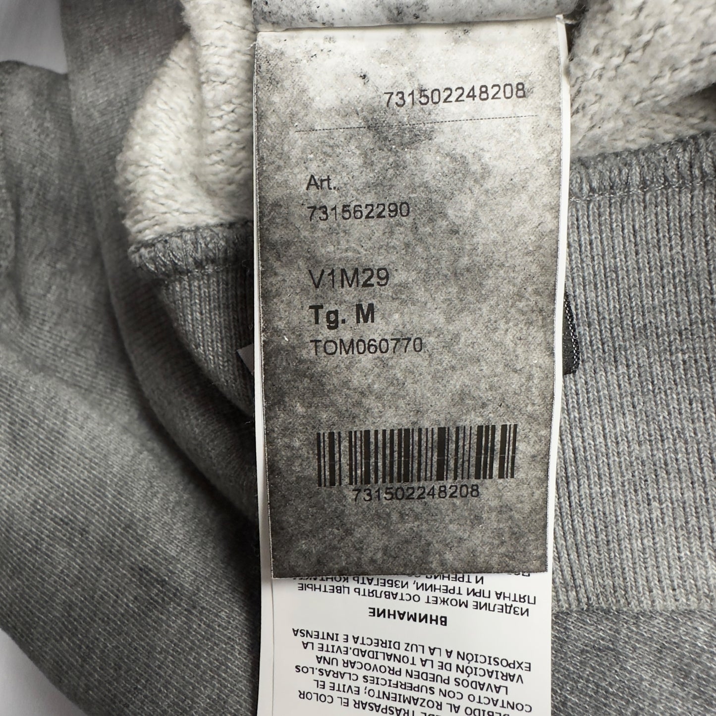 A/W 20 Stone Island Dust Colour Treatment Sweater - Grey