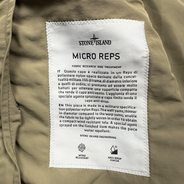 S/S 17 Stone Island Micro Reps Bomber Jacket - Khaki