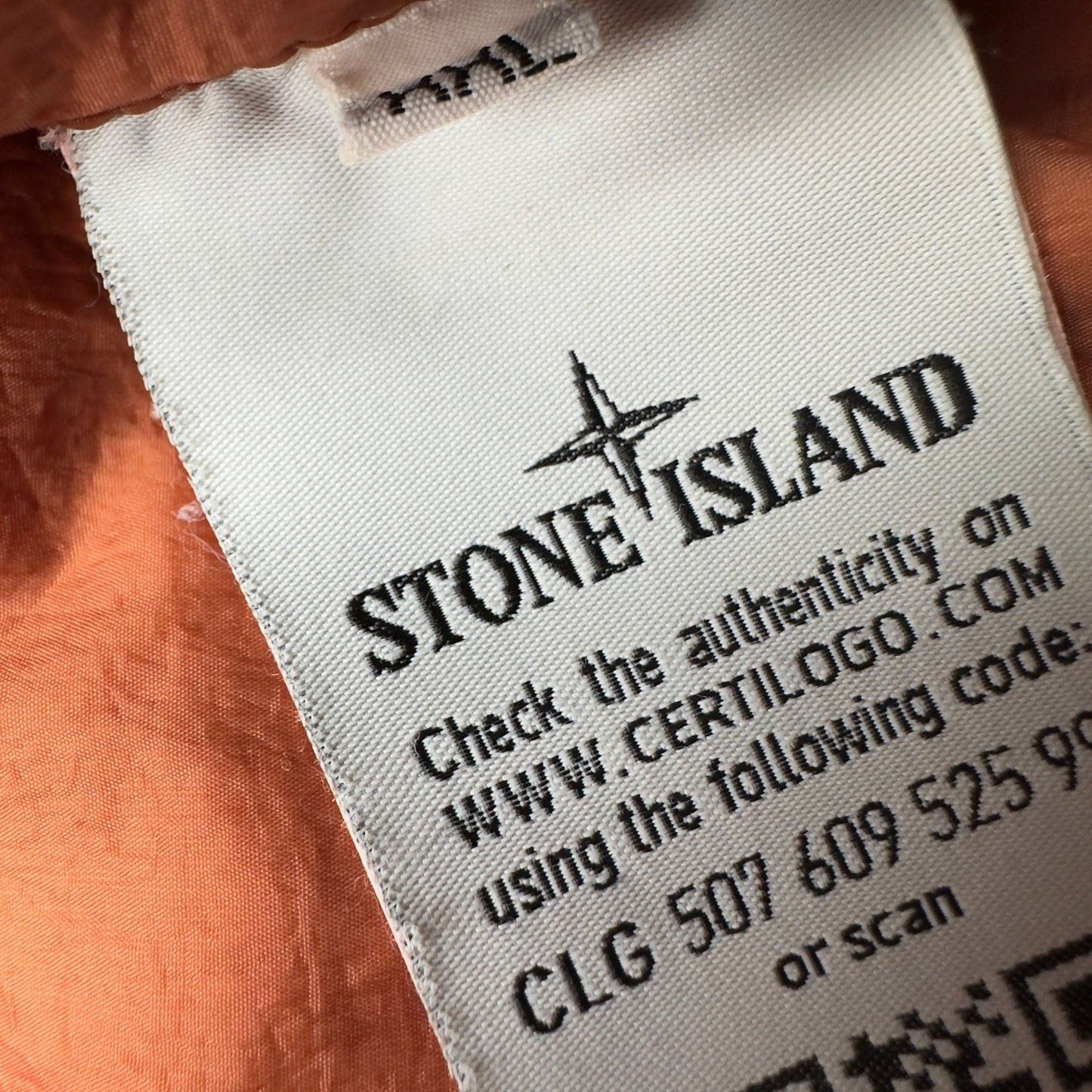 A/W 19 Stone Island Crinkle Reps NY Down Jacket - Coral