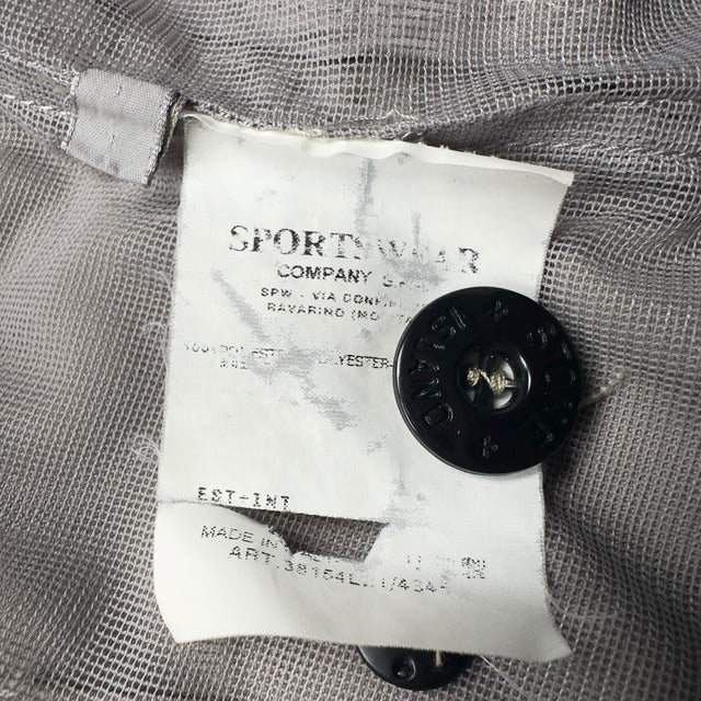 S/S 03 Stone Island Poly Canvas Flight Jacket - Grey