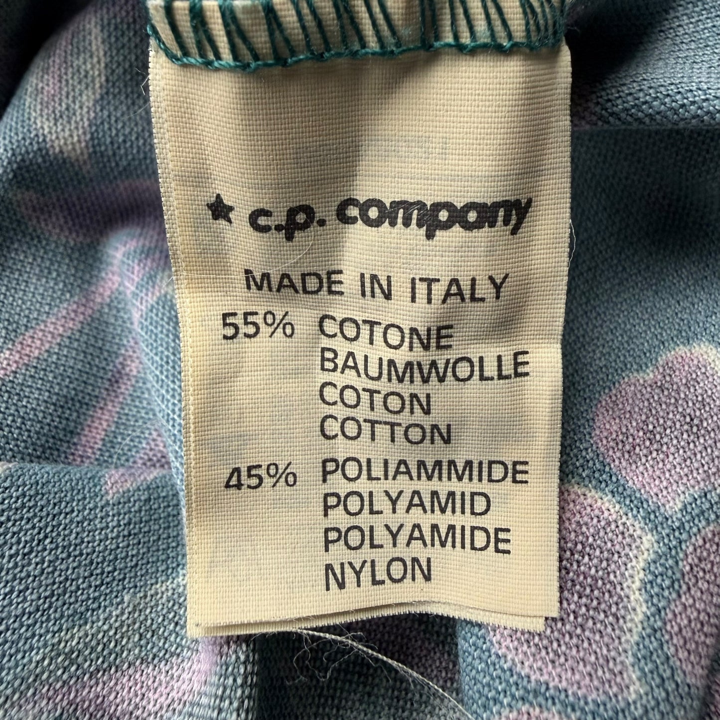 80's C.P. Company Floral Print Vintage T-Shirt