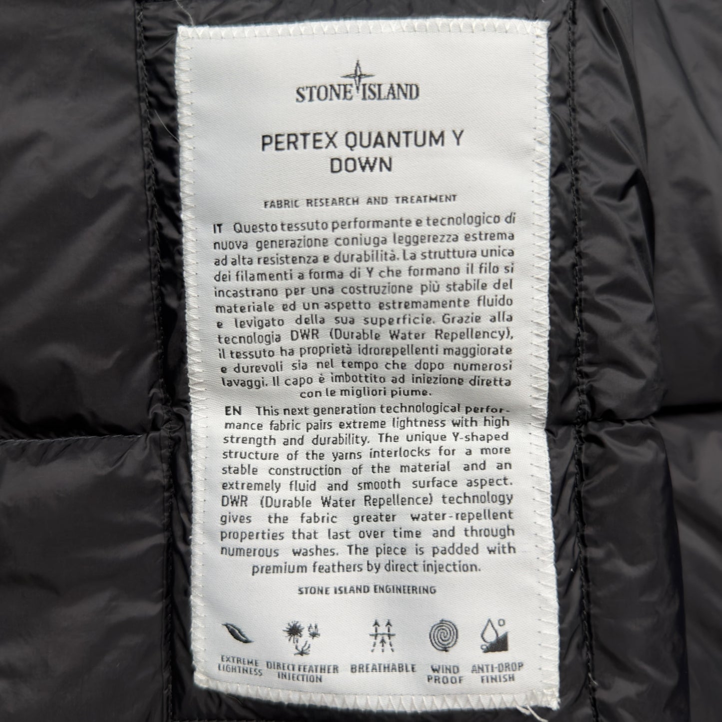 A/W 17 Stone Island Pertex Quantum Y Down Fur Trim Puffer Jacket