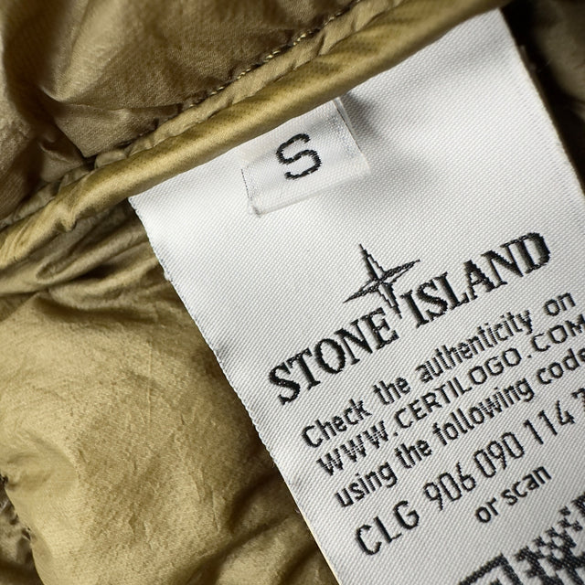 S/S 18 Stone Island Micro Yarn Down Jacket - Khaki