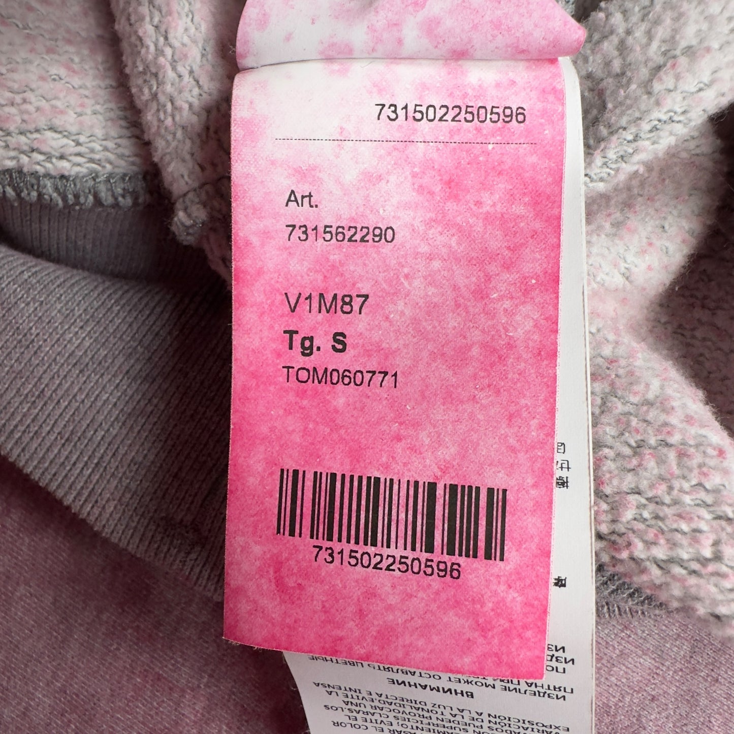 A/W 20 Stone Island Dust Colour Treatment Sweater - Pink