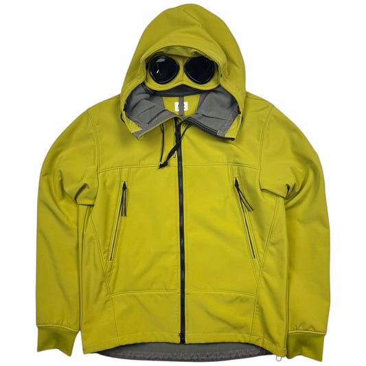 C.P. Company Soft Shell Goggle Jacket - Yellow