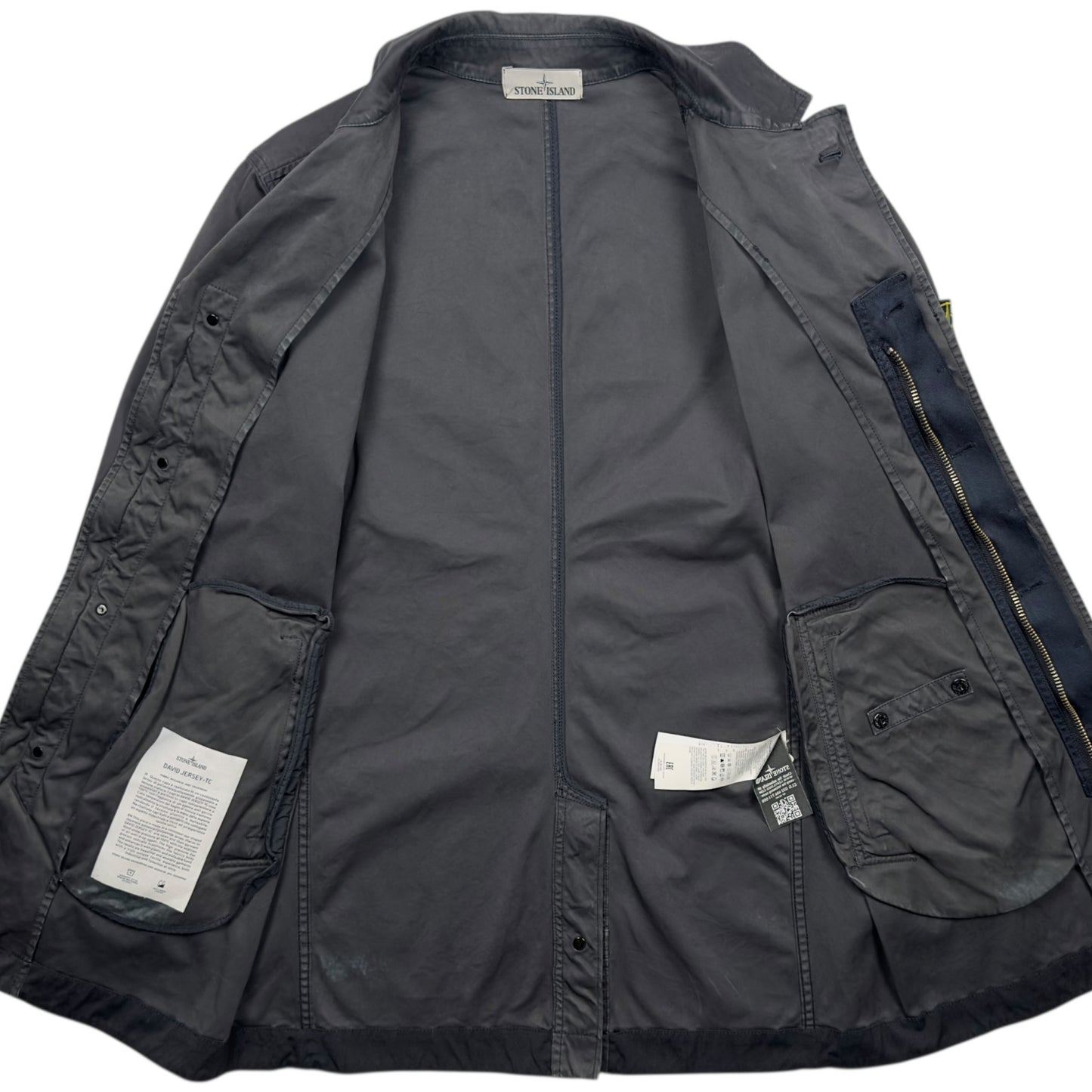 S/S 16 Stone Island David Jersey Trench Coat