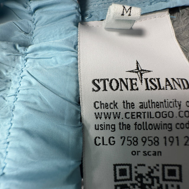 S/S 17 Stone Island Paper Poly SI House Check Grid Jacket