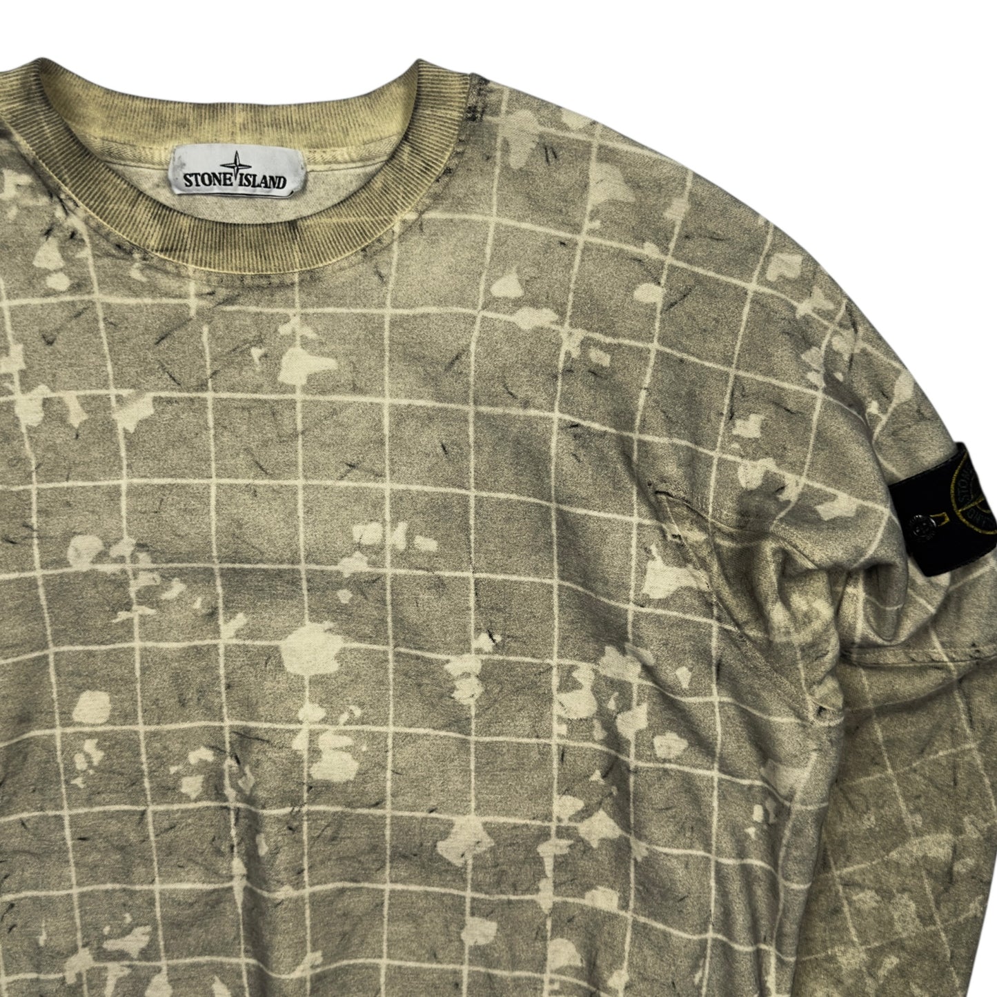 A/W 20 Stone Island Laser Camo Dust Treated Sweater