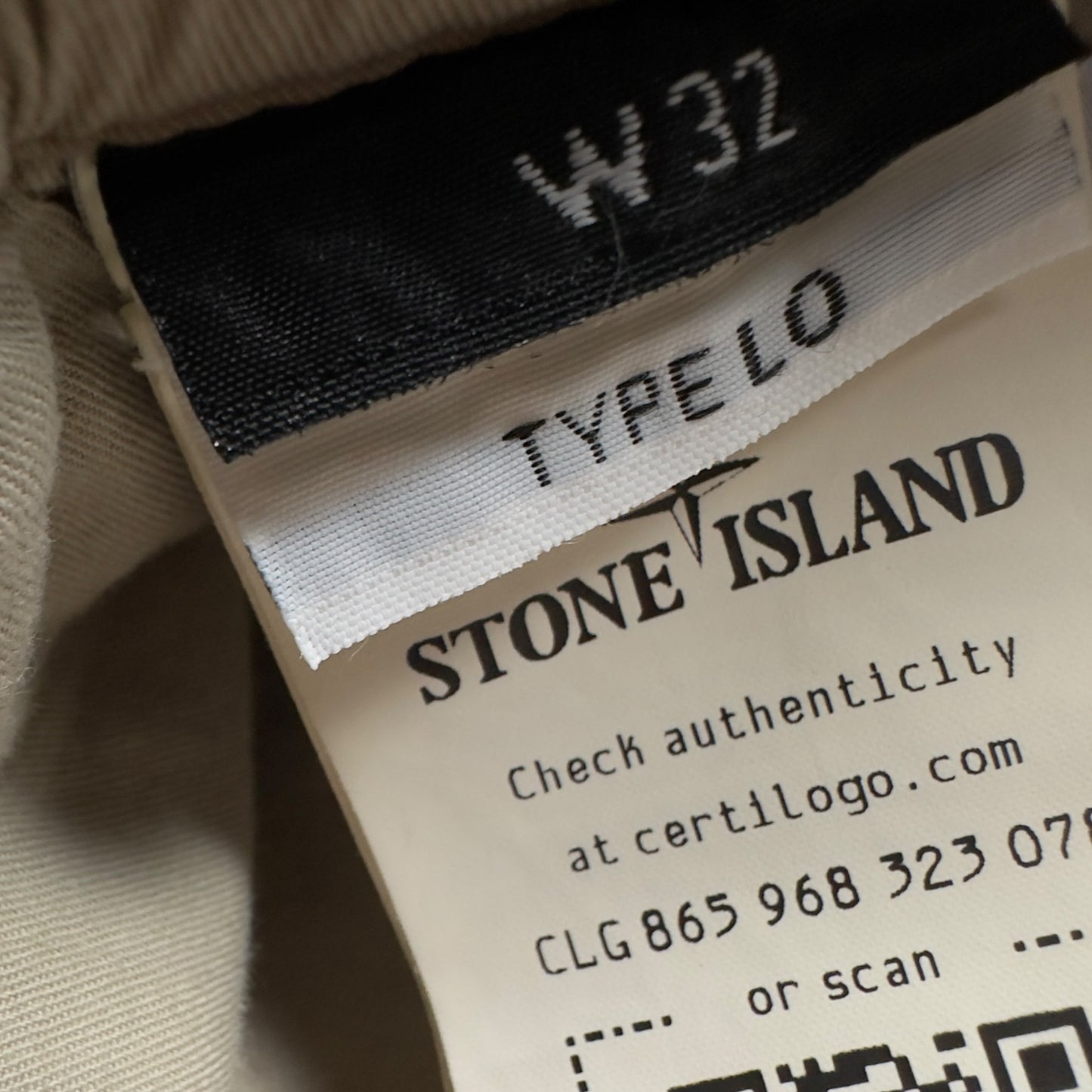 S/S 24 Stone Island Loose Fit Cargo Trousers - Sand