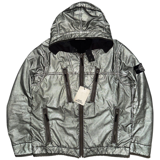 A/W 10 Stone Island Liquid Reflective Jacket - Dark Green