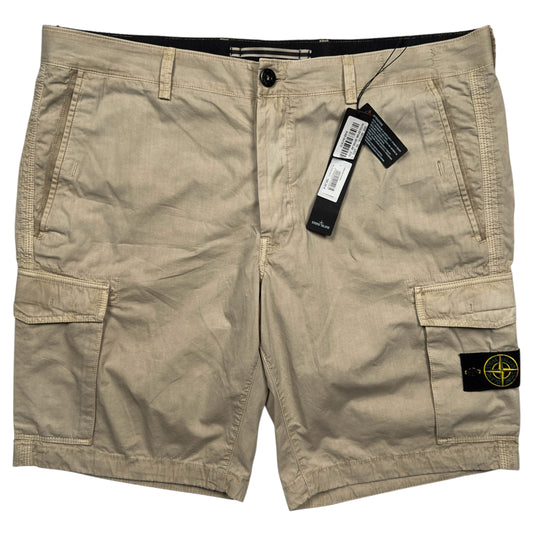 S/S 16 Stone Island Slim Fit Cargo Shorts - Light Beige