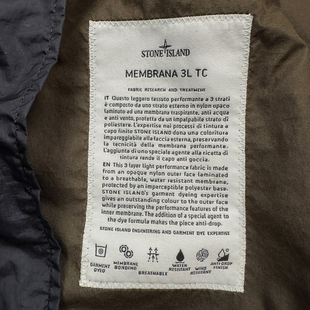 S/S 15 Stone Island Membrana 3L TC Jacket - Navy