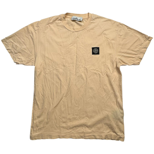 S/S 18 Stone Island Patch T-Shirt - Peach