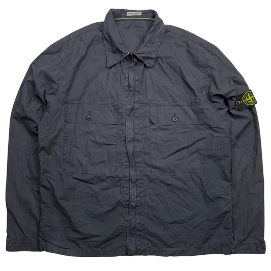 S/S 06 Stone Island Cotton Overshirt - Navy