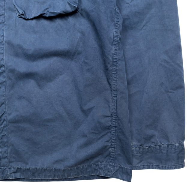 S/S 17 Stone Island Cotton Pocket Overshirt Jacket - Navy