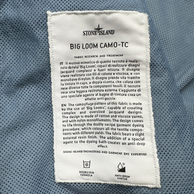S/S 20 Stone Island Big Loom Camo TC Flight Jacket