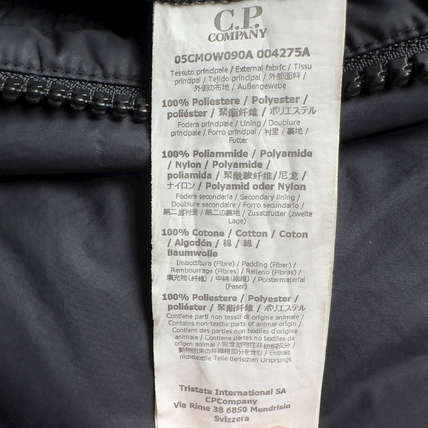 C.P. Company Micro M Down Jacket - Black