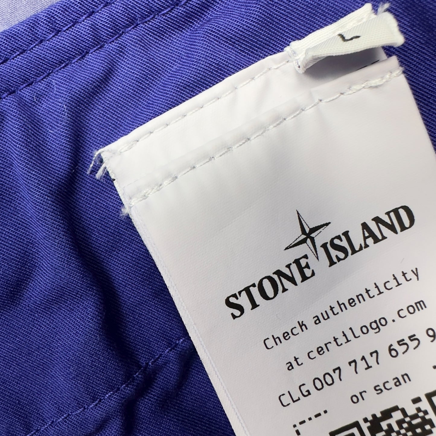 S/S 22 Stone Island Aggressive Gommato Jacket - Blue