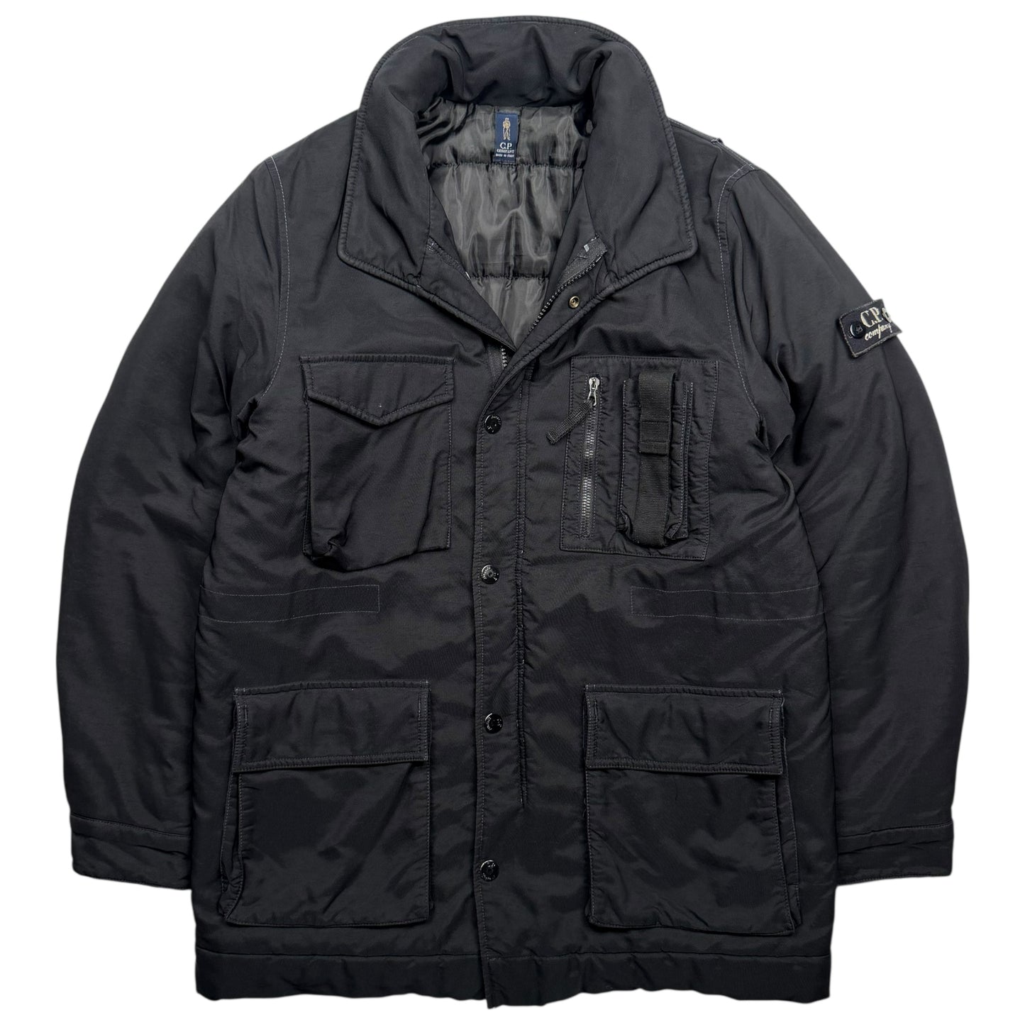 90's C.P. Company Badged Field Jacket - Black
