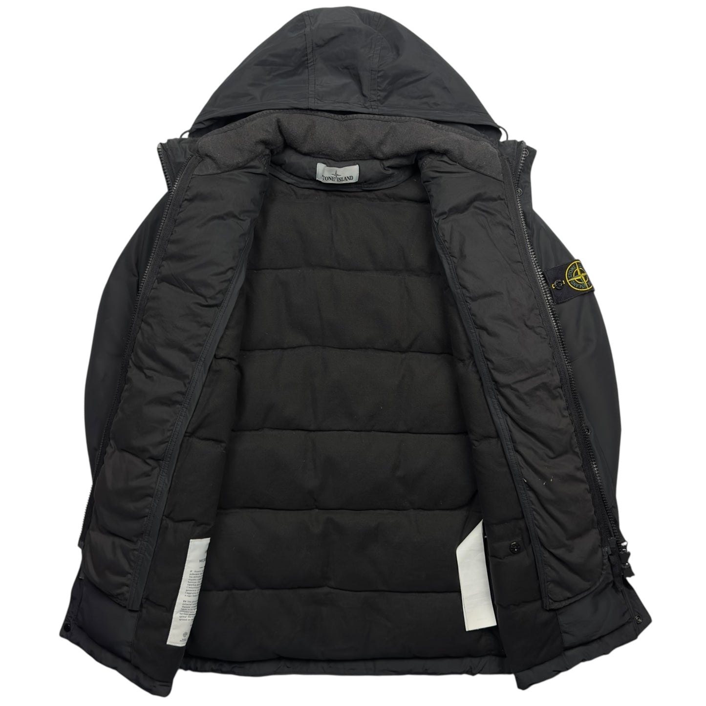 A/W 14 Stone Island Micro Reps Down Puffer Jacket - Black