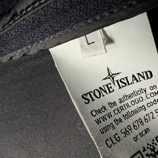 A/W 18 Stone Island Panno R 4L Stretch Parka Jacket - Navy