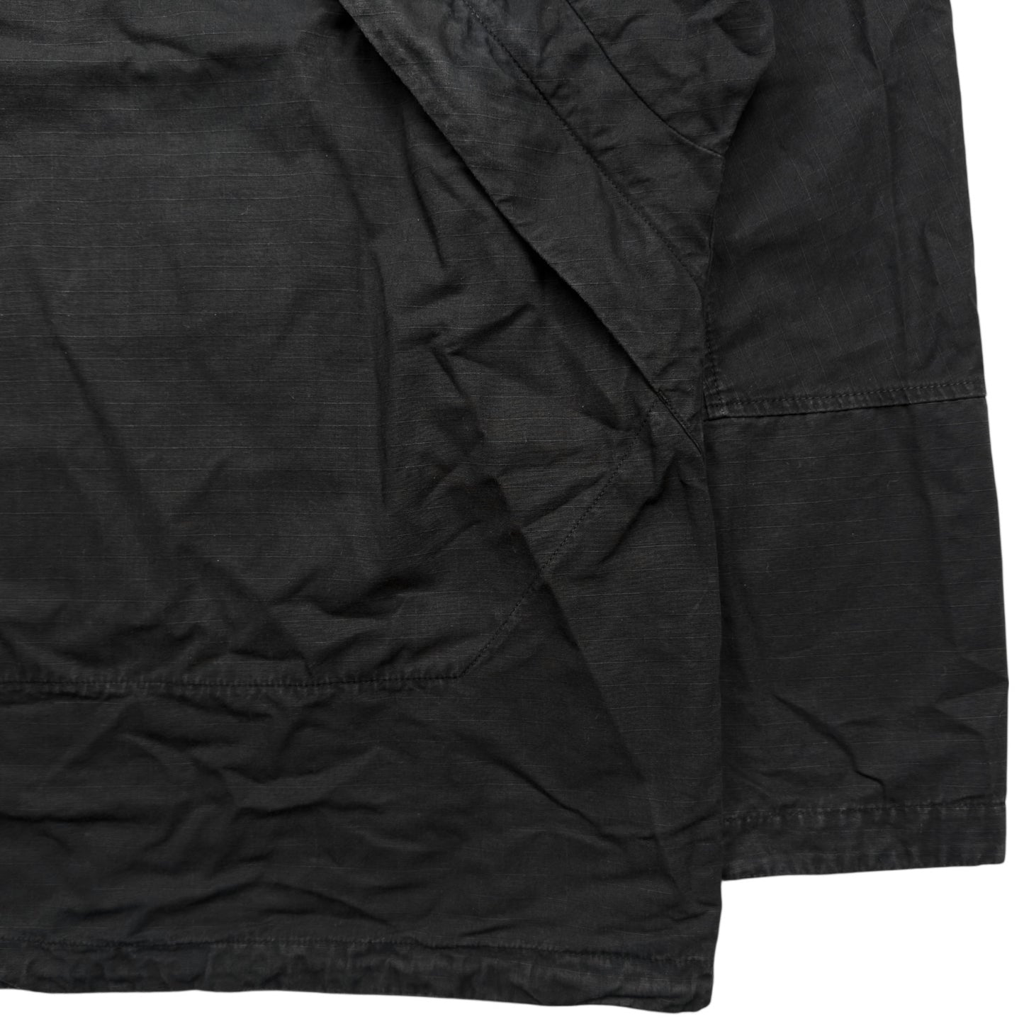 A/W 20 Stone Island Quarter Zip Ripstop Smock - Black