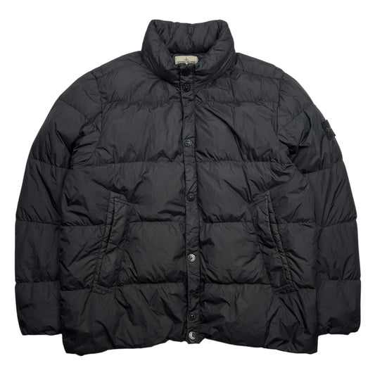 A/W 15 Stone Island Crinkle Reps NY Down Puffer Jacket - Black