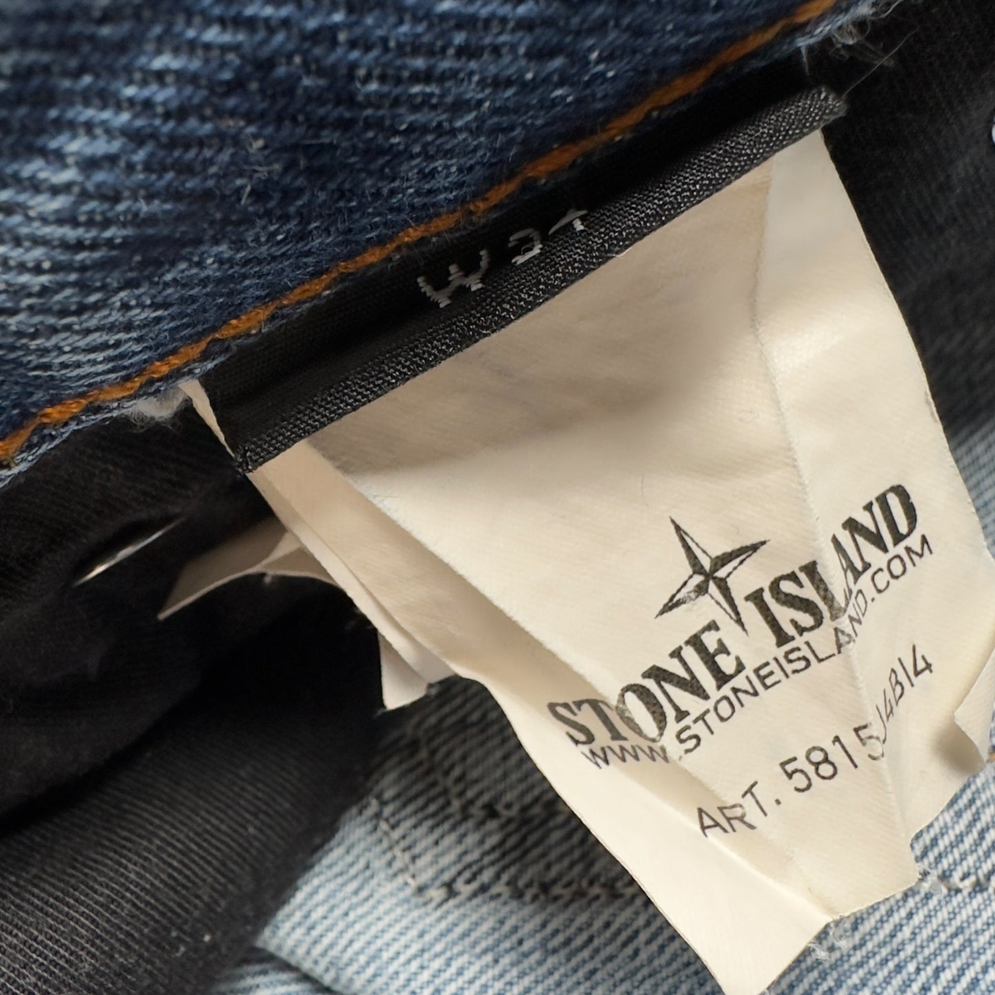 S/S 13 Stone Island Light Wash Denim Jeans