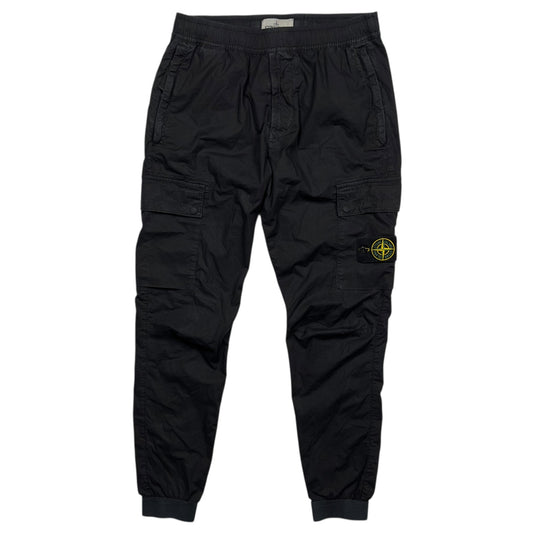 S/S 22 Stone Island Stretch Cotton Cargo Trousers 30 RE-T