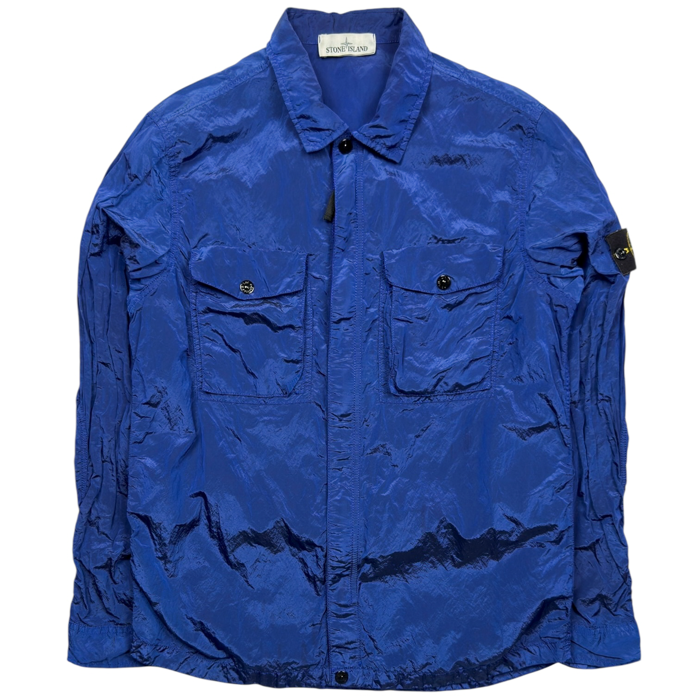 S/S 15 Stone Island Nylon Metal Overshirt - Blue
