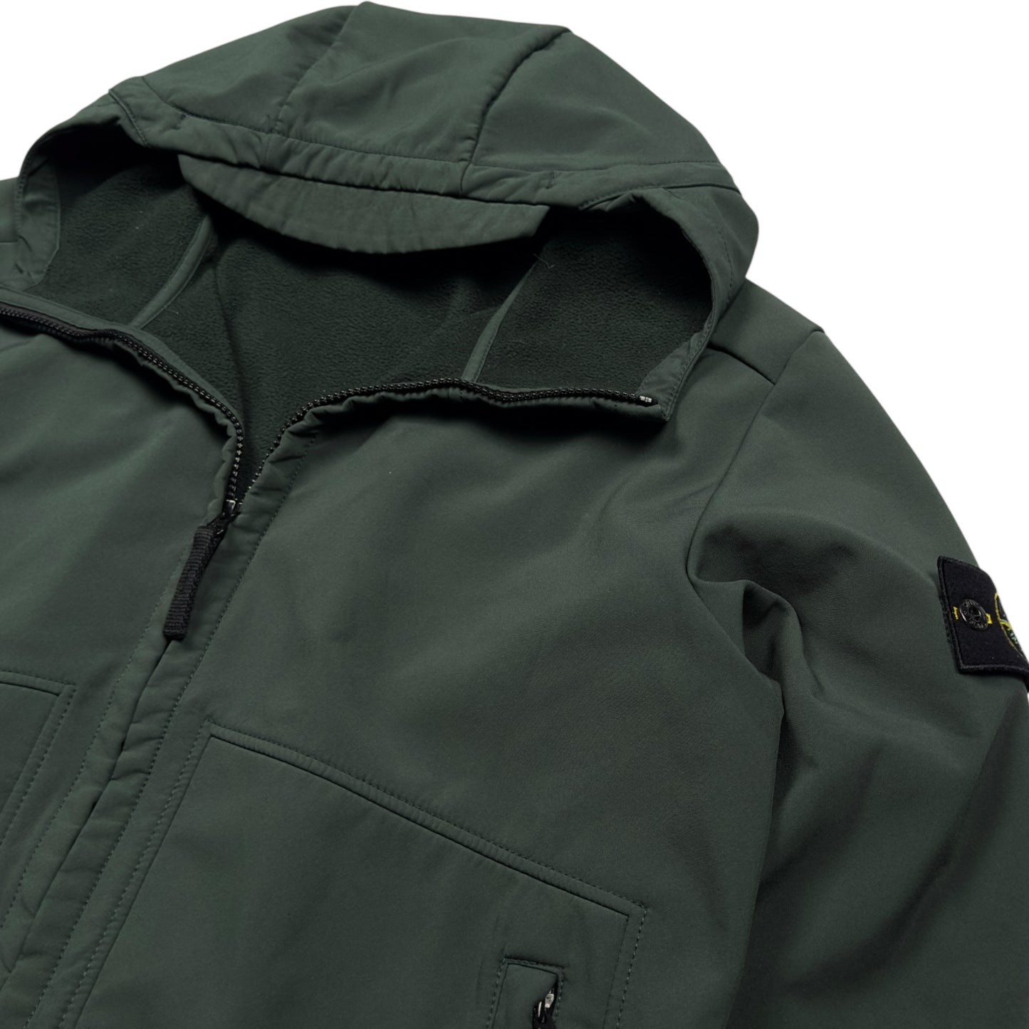 A/W 16 Stone Island Soft Shell R Jacket - Dark Green