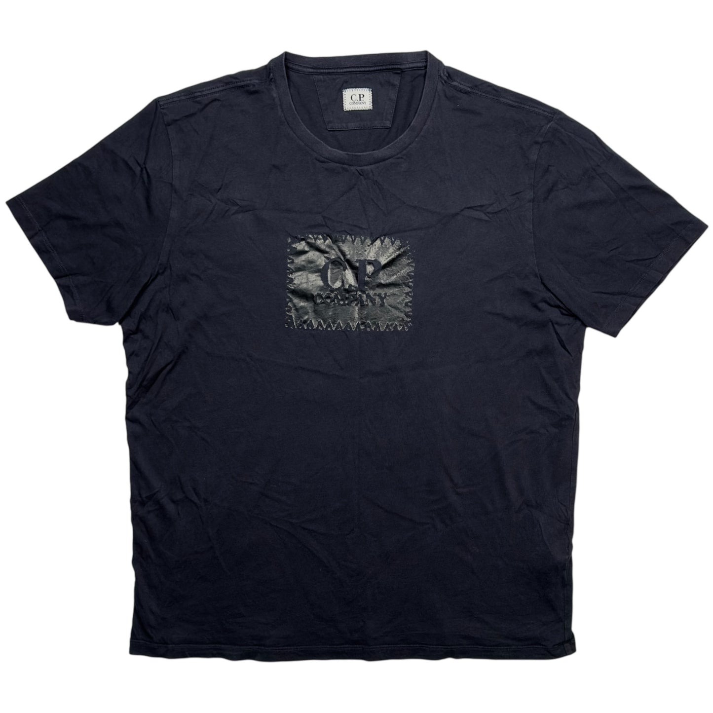 C.P. Company Big Stitch Logo T-Shirt - Navy