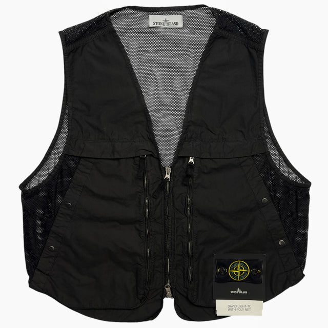 A/W 24 Stone Island David Light TC with Poly Net Vest