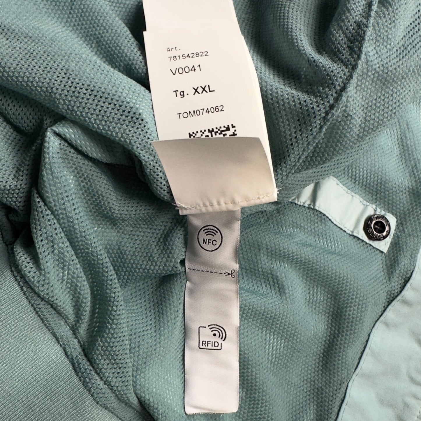 S/S 23 Stone Island Crinkle Reps Bomber - Light Blue