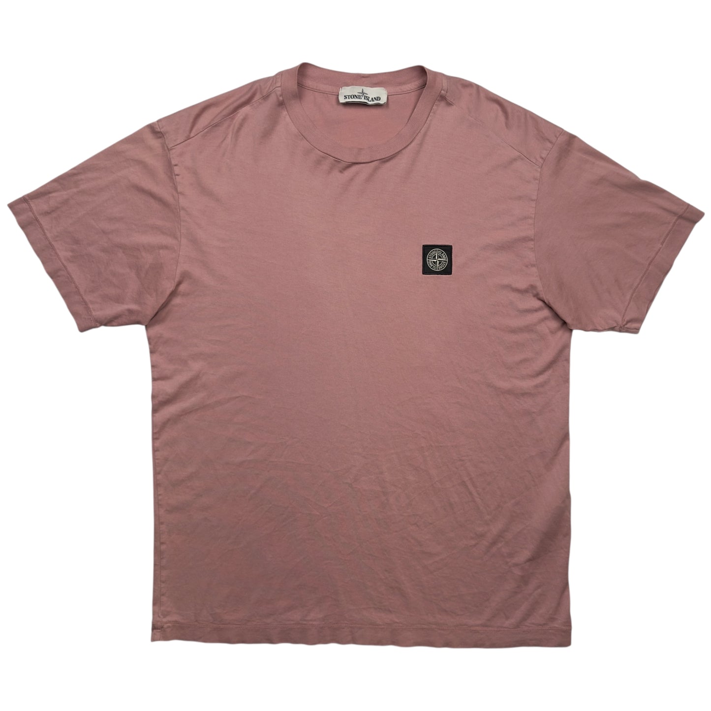 Stone Island Patch T-Shirt - Pink
