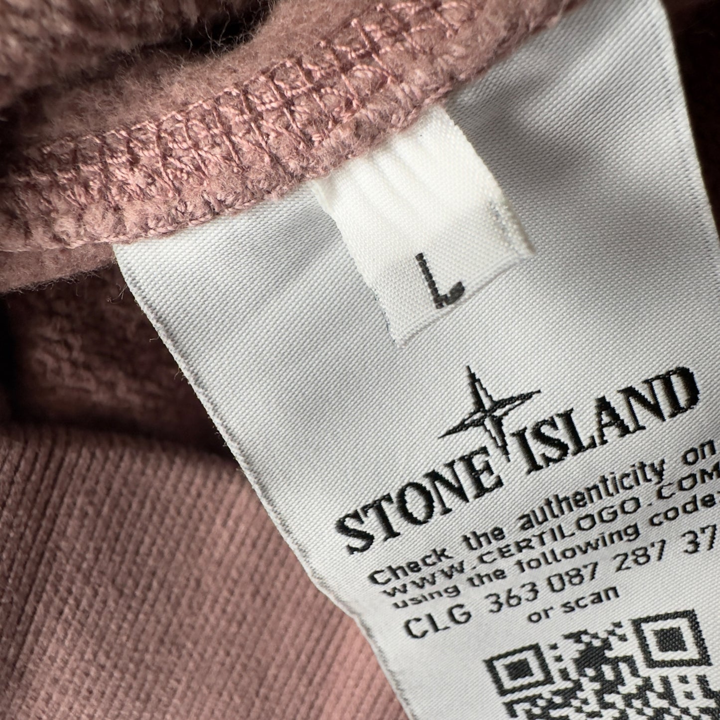 A/W 18 Stone Island Crewneck Sweater - Dusty Pink