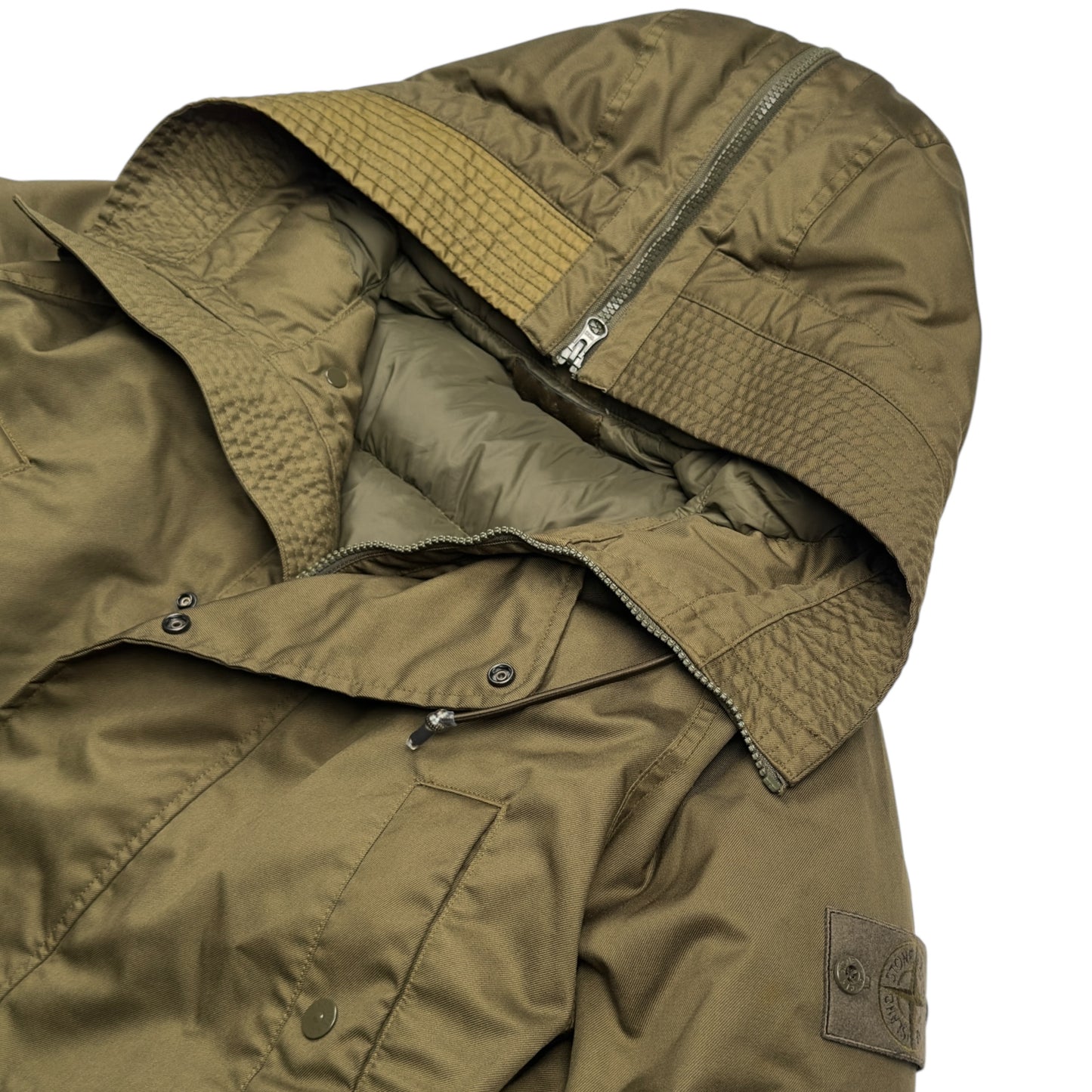 A/W 24 Stone Island Performance Twill Wool Down TC Ghost Parka Jacket