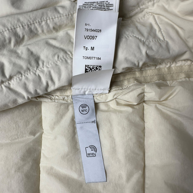 A/W 23 Stone Island Seamless Tunnel Nylon Down TC Puffer Jacket - Cream