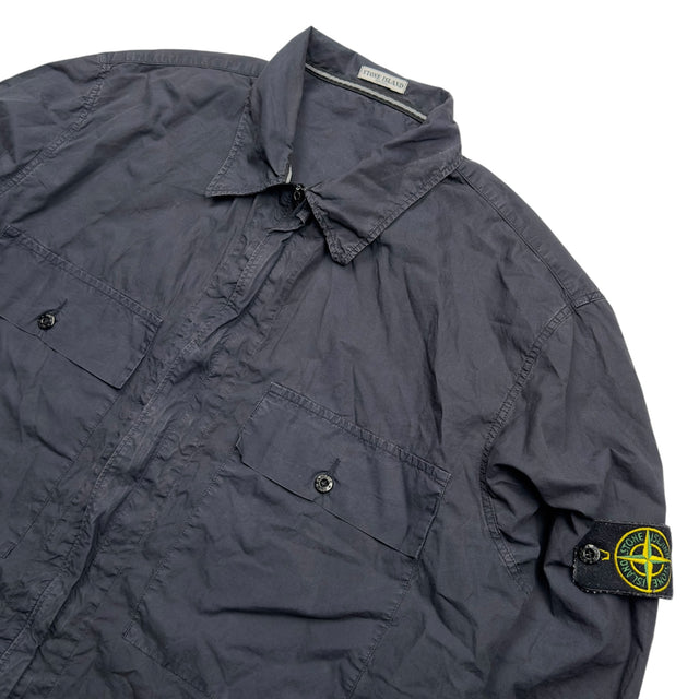 S/S 06 Stone Island Cotton Overshirt - Navy