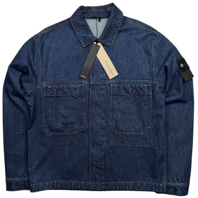 A/W 25 Stone Island Denim Research Coach Jacket